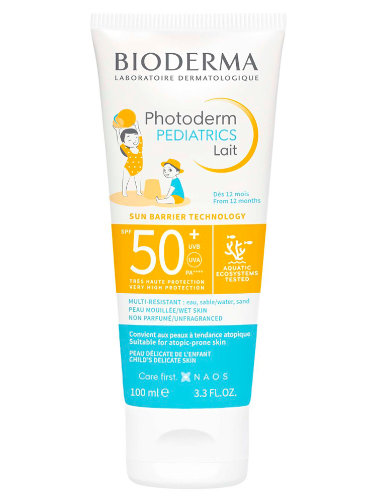 Bioderma Photoderm Pediatrics Lait Enfants SPF50+ Peaux Délicates 100 ml